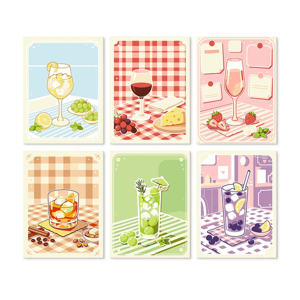 Picnic Pours Collection mini paint by numbers set cover