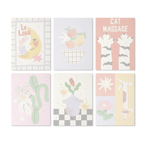 Whimsical Prints Collection mini paint by numbers kit design photo