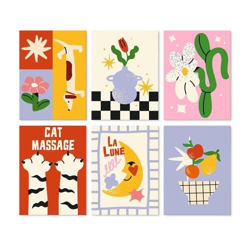 Whimsical Prints Collection mini paint by numbers set cover