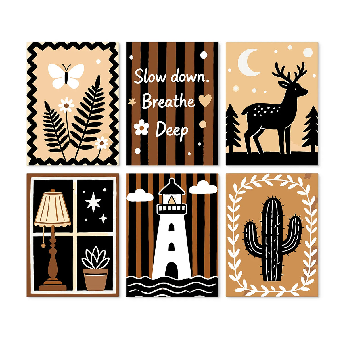 Quiet Moments Collection mini paint by numbers set cover