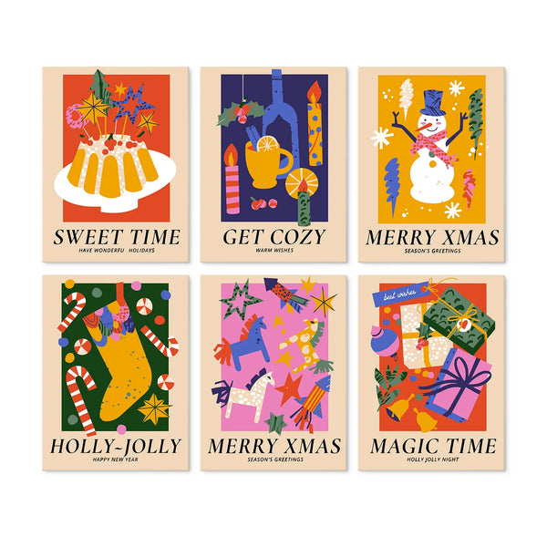 Merry & Bright Collection mini paint by numbers set cover