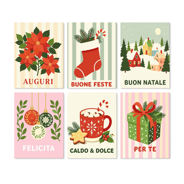 Buon Natale Collection mini paint by numbers set cover
