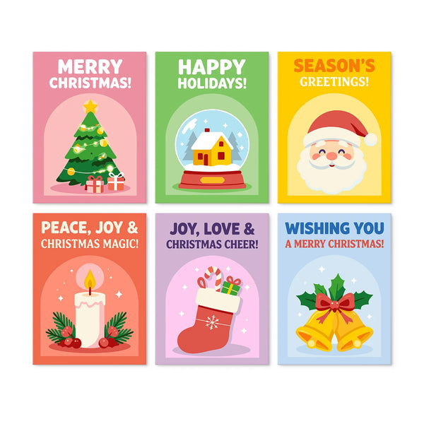 Season's Greetings Collection mini paint by numbers set cover