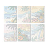 Tropical Paradise Collection mini paint by numbers kit design photo