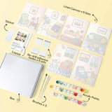 Cozy Corners Collection mini paint by numbers kit design photo
