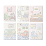 Cozy Corners Collection mini paint by numbers kit design photo