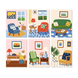 Cozy Corners Collection mini paint by numbers set cover
