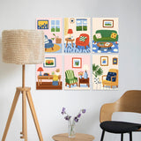 Cozy Corners Collection mini paint by numbers kit design photo