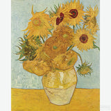 Sunflowers - Diamond Painting-Embrace art with Van Gogh's iconic 