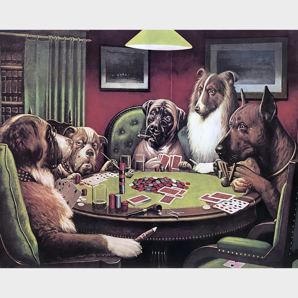 A Bold Bluff - Painting by diamonds kit - Add character to your walls with our A Bold Bluff - dog diamond painting from Canvas by Numbers.