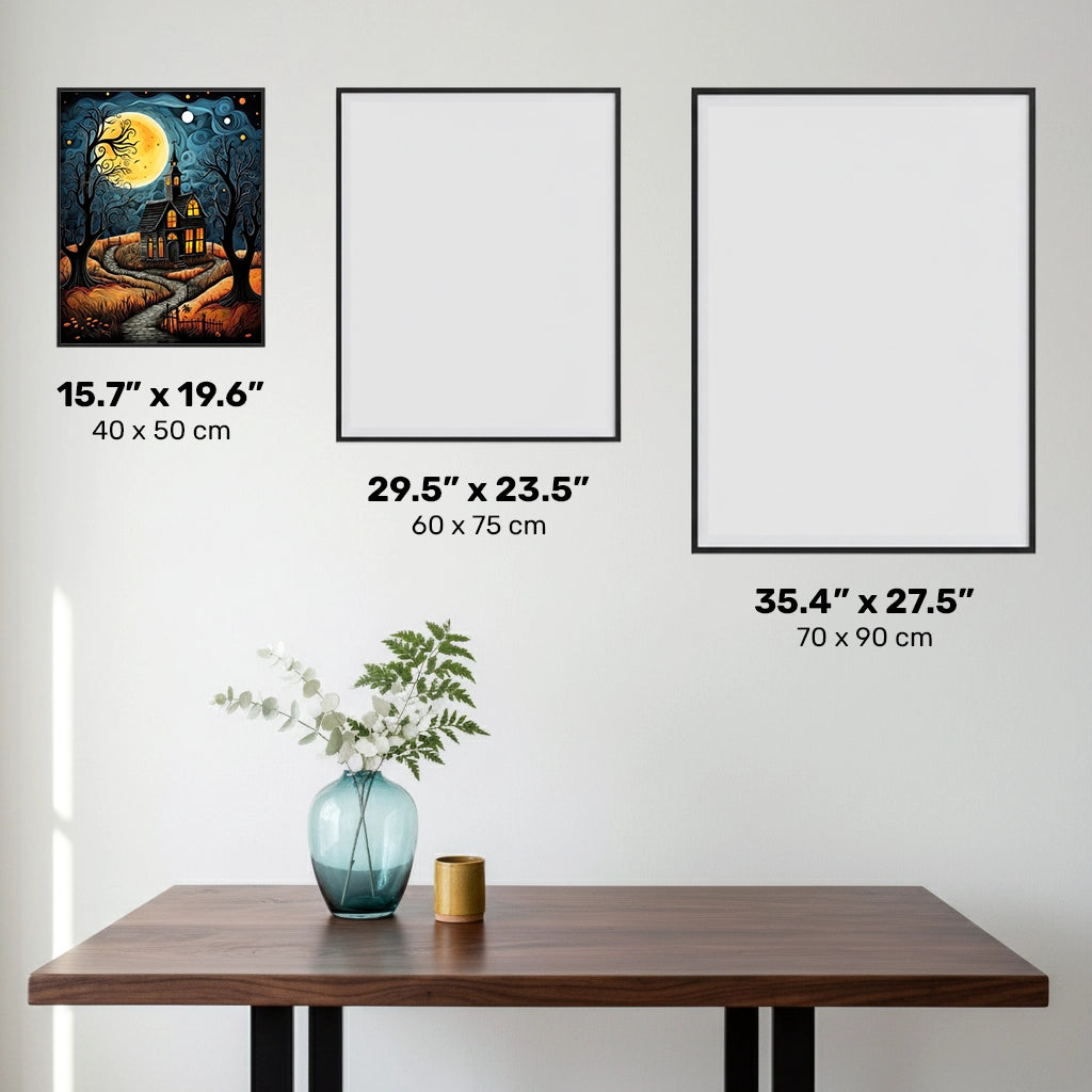 La Casa Stregata - Halloween Diamond Painting - Dimensione Standard