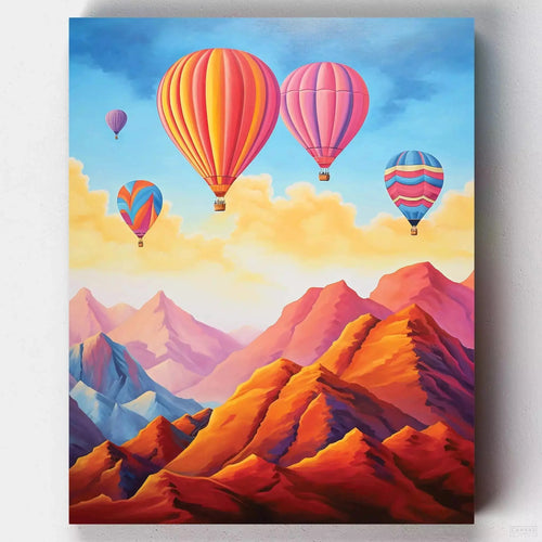Skyward Balloons. Explore the vibrant world of colorful balloon painting on canvas. Add a splash of color to your space with unique, hand-painted balloon art.