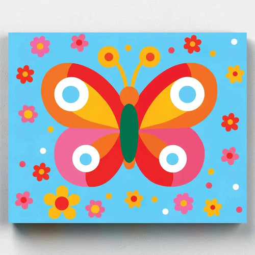 Butterfly Paint by Numbers for Kids. Looking for a creative activity for your kids? Try our Butterfly Painting for Kids! With numbered paints and instructions, it's perfect for budding artists.