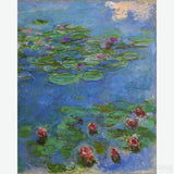 Red-Water Lilies - Diamond Painting-Bring Monet's 