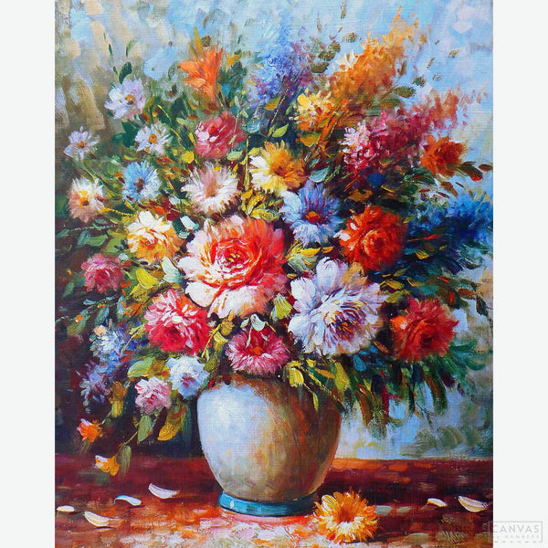 Spring Flowers - Diamond Painting-Create dazzling art with this Spring Flowers Diamond Painting Kit. Enjoy placing each sparkling diamond & transform any room with vibrant, floral elegance.-Canvas by Numbers