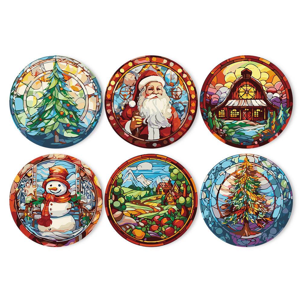 Christmas Collection 1 - Paint by Numbers Placemats. Add festive charm to your Christmas dinner with our Paint by Numbers Placemats. Featuring Santa, a Christmas tree, and more. Perfect under plates for festive decor!