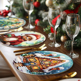 Christmas Collection 2 - Paint by Numbers Placemats-Decorate your Christmas table with our Christmas Paint by Numbers Placemats. Featuring festive designs like hot cocoa, gingerbread man, and more!-Canvas by Numbers