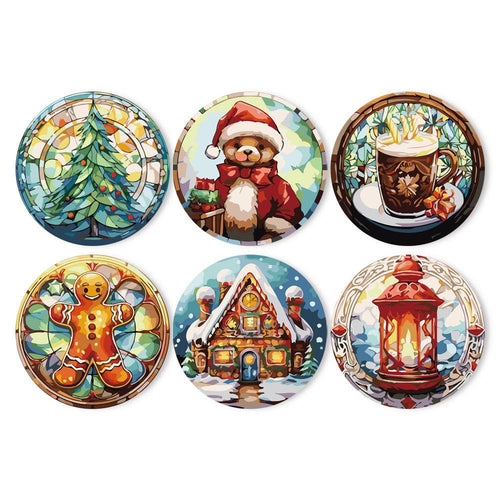 Christmas Collection 2 - Paint by Numbers Placemats. Decorate your Christmas table with our Christmas Paint by Numbers Placemats. Featuring festive designs like hot cocoa, gingerbread man, and more!