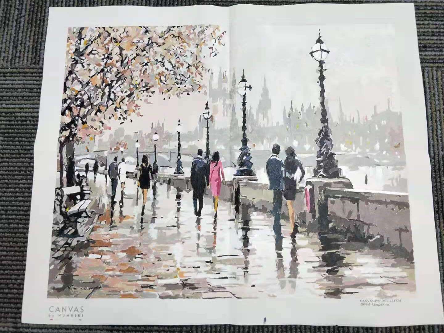 Along the River - Richard Macneil | Canvas by Numbers