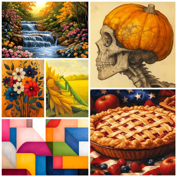 Kit Pittura Per Numeri QENSPE Adulti - Tela 40x50cm, Colori Acrilici, Pennelli, Ideale Decorazione - Foto 3