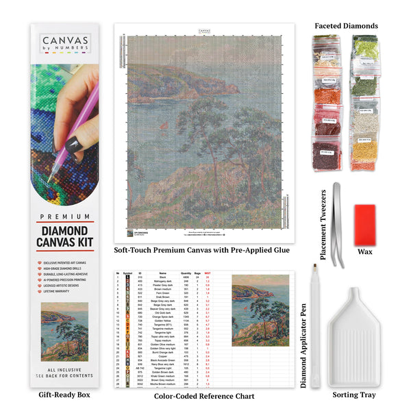 Cotes de Belon, Finistere - Diamantmålning