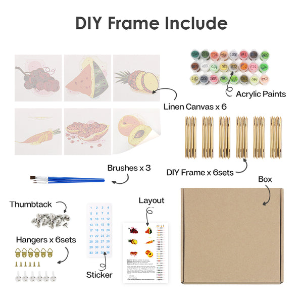 Garden Bites – Mini Paint by Numbers Set