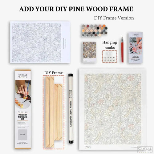 The Four Seasons Paint by Numbers Kit – DIY Frame Included