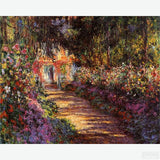 The Garden in Flower - Diamond Painting-Create Monet’s blooming masterpiece with 