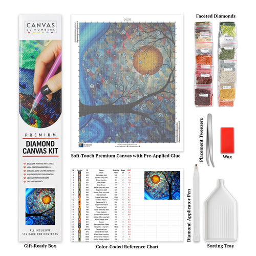 Blue Essence - Diamond Painting - Standard Size