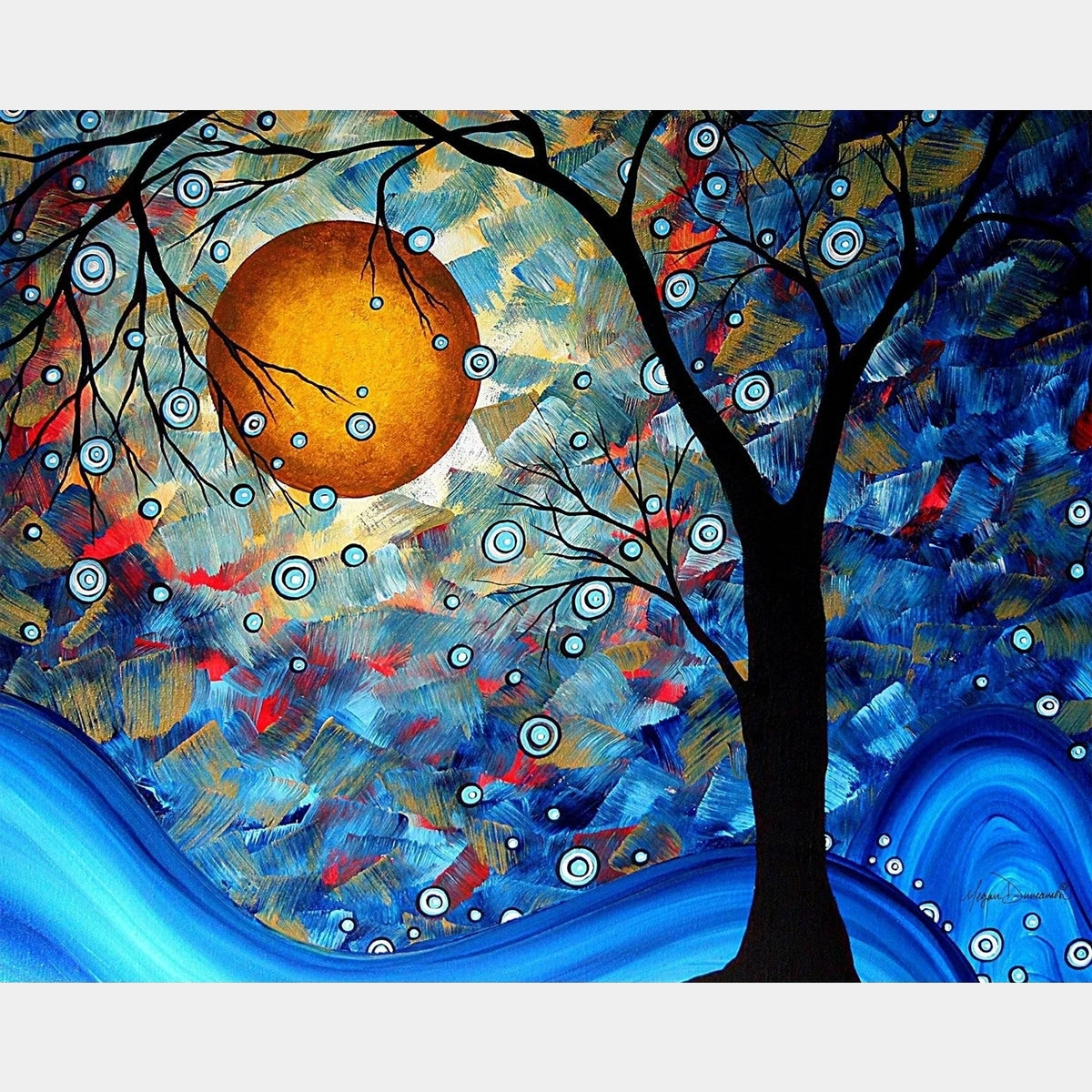 Blue Essence - Diamond Painting - Standardstorlek