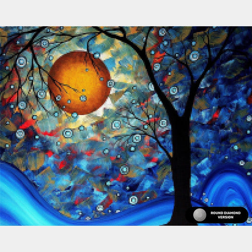 Blue Essence - Diamond Painting - Standard Size