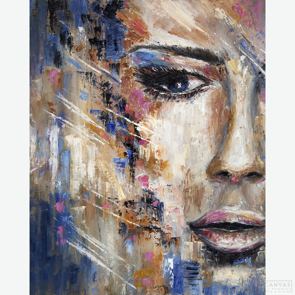 The Woman Infinity - Diamond Painting-Craft Boyan Dimitrov’s "The Woman Infinity" with this diamond painting kit. Experience modern art, celebrating the female form in abstract elegance.-Canvas by Numbers