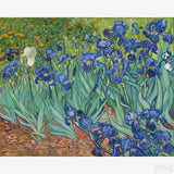 Irises - Diamond Painting-Delve into the world of Van Gogh diamond painting with our 