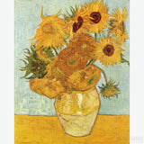 Sunflowers - Diamond Painting-Embrace art with Van Gogh's iconic 