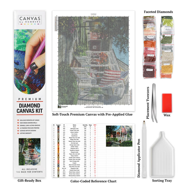 "An American Dream - Diamond Painting - X-Large"