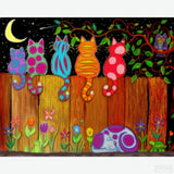 Moonlighting Together - Diamond Painting-Delve into a dazzling world with our cats diamond painting. 