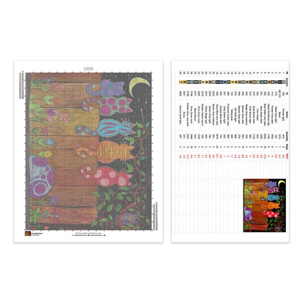 Moonlighting Together - Diamond Painting - Taille Standard