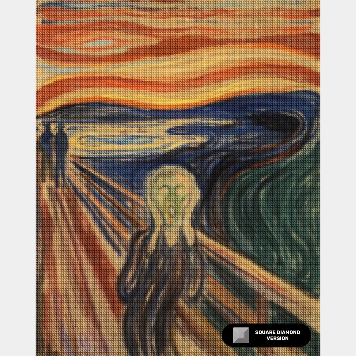 De Schreeuw - Diamond Painting - Groot