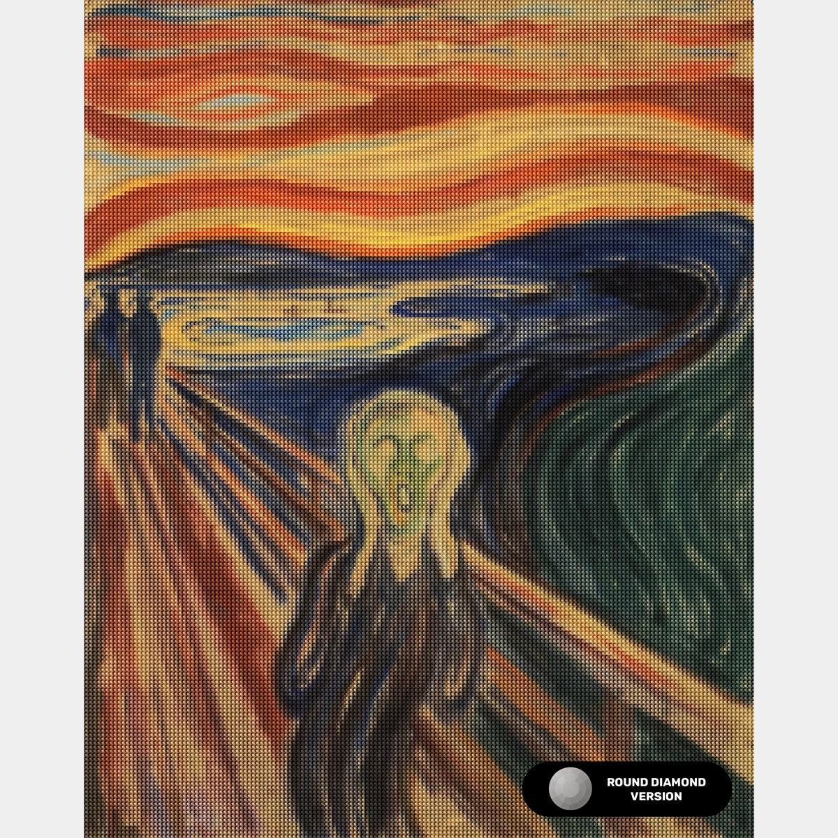 De Schreeuw - Diamond Painting - Groot