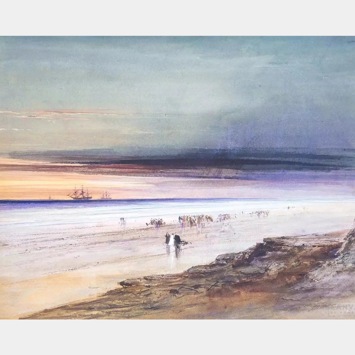 Strandscen - Diamantmålning