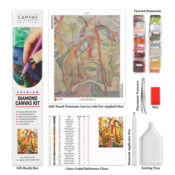 Don Quixote 1914 - Diamond Painting - X-Large