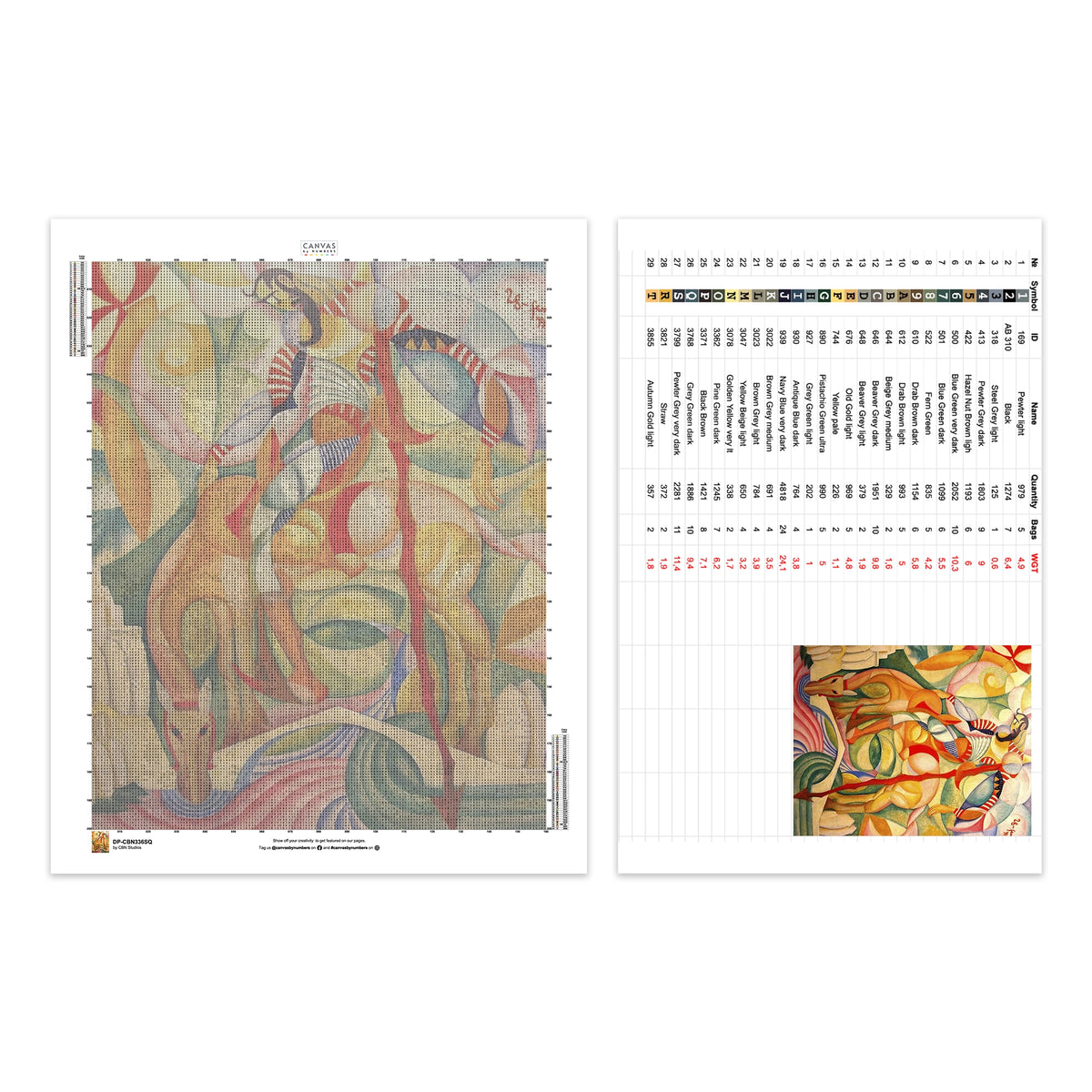 Don Quixote 1914 - Diamond Painting - X-Large