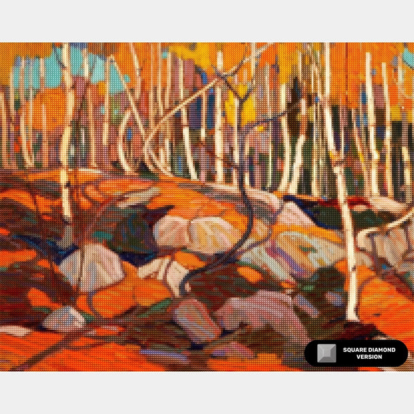 The Birch Grove - Diamond Painting - Large