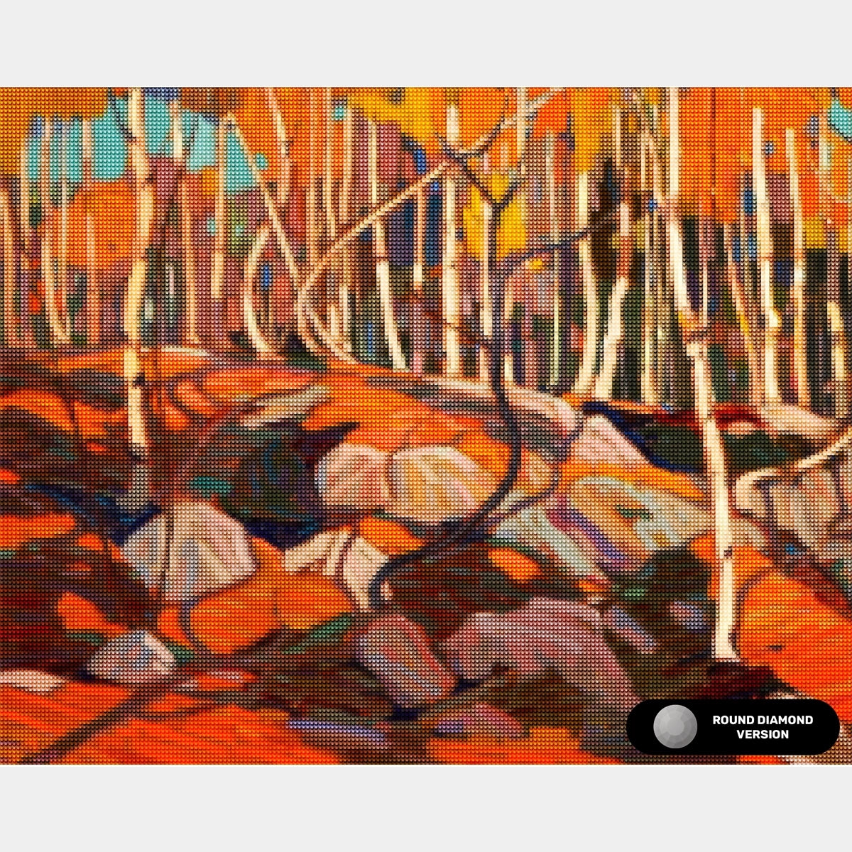 The Birch Grove - Diamond Painting - Large