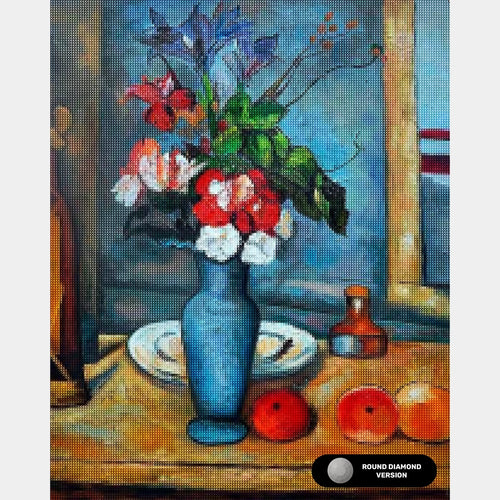 Le Vase Bleu (The Blue Vase) - Diamond Painting - Dimensione Standard
