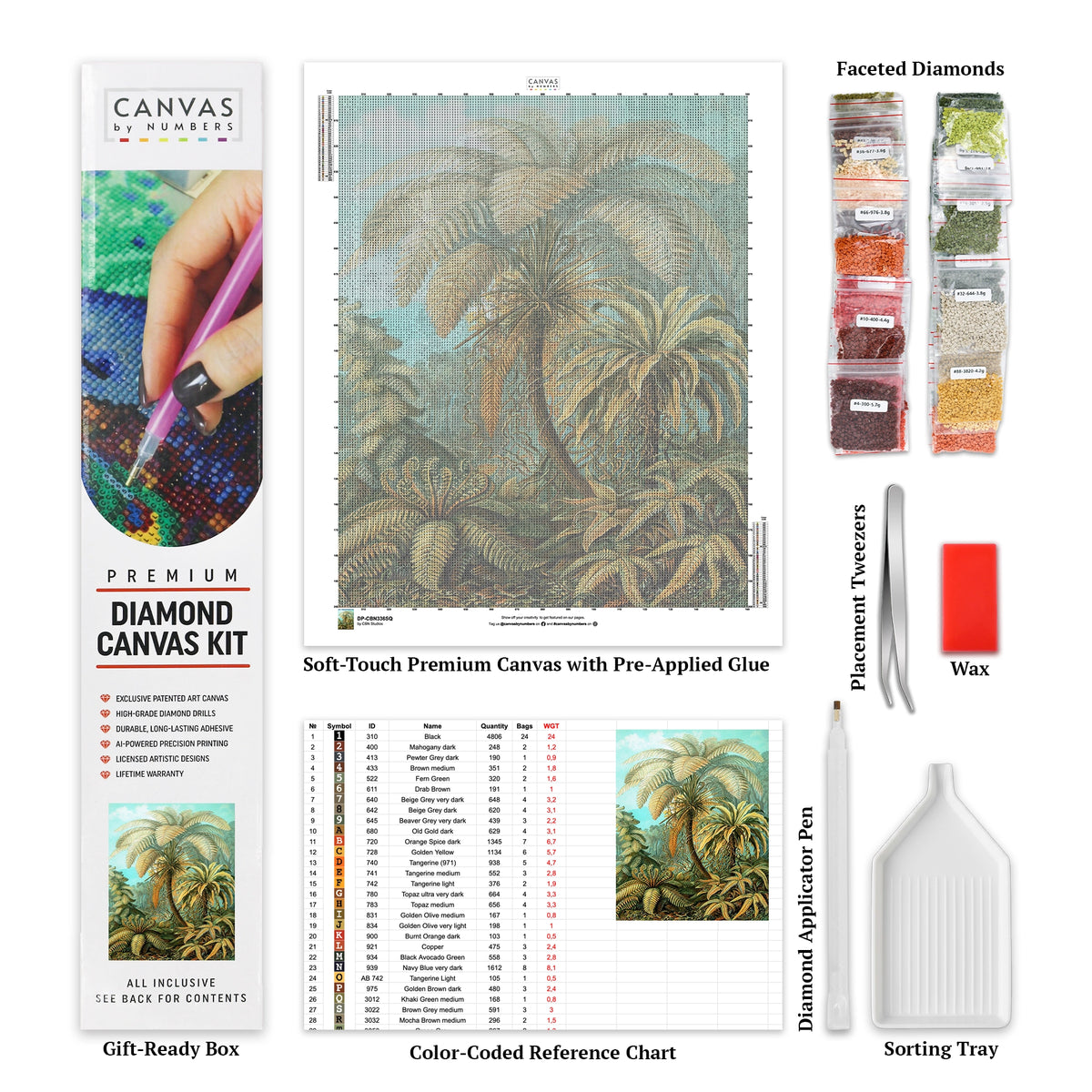 Filicinae - Diamond Painting - X-Large