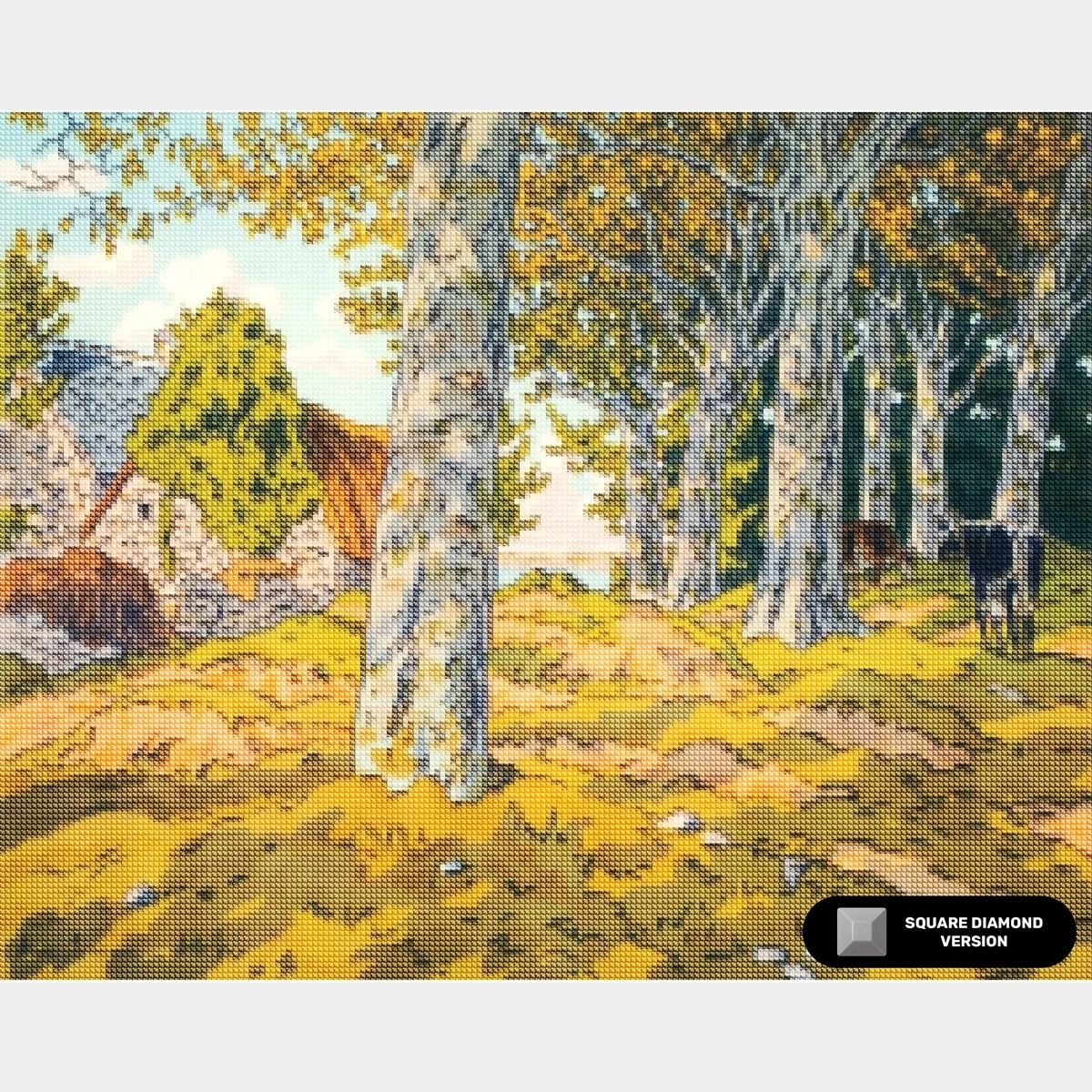 Bokskogarna vid Kerzardem - Diamantmålning - Stor