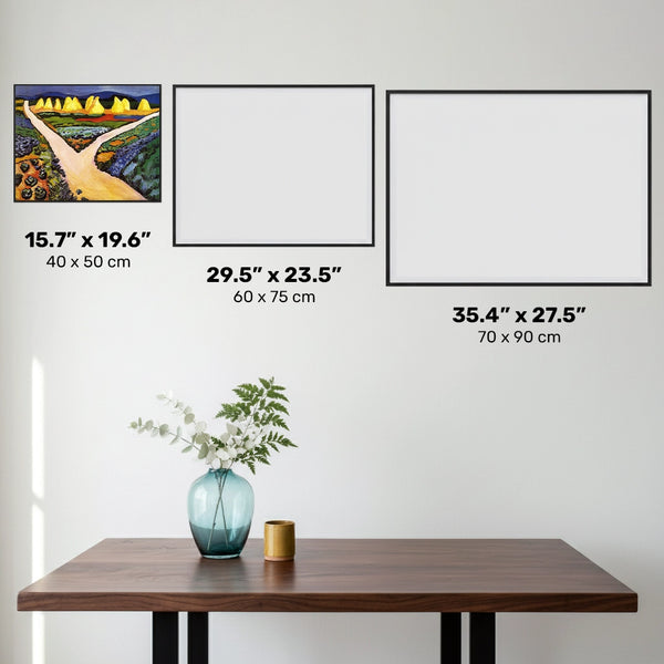 Vegetable Fields - 1911 - Diamond Painting - Standardstorlek