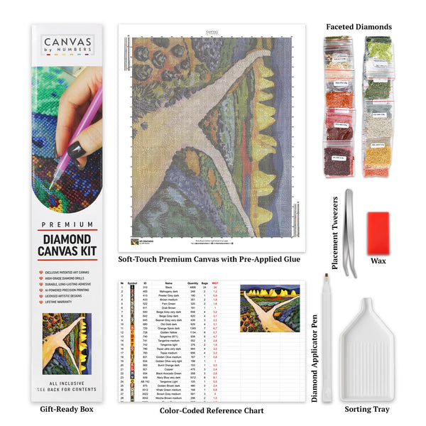 Vegetable Fields - 1911 - Diamond Painting - Standardstorlek