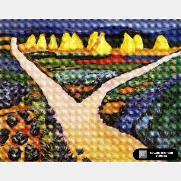 Vegetable Fields - 1911 - Diamond Painting - Standardstorlek